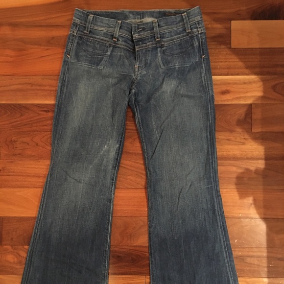 27 Wide Leg CITIZENS OF HUMANITY distressed boho flare style jeans 🤩 - Picture 1 of 9